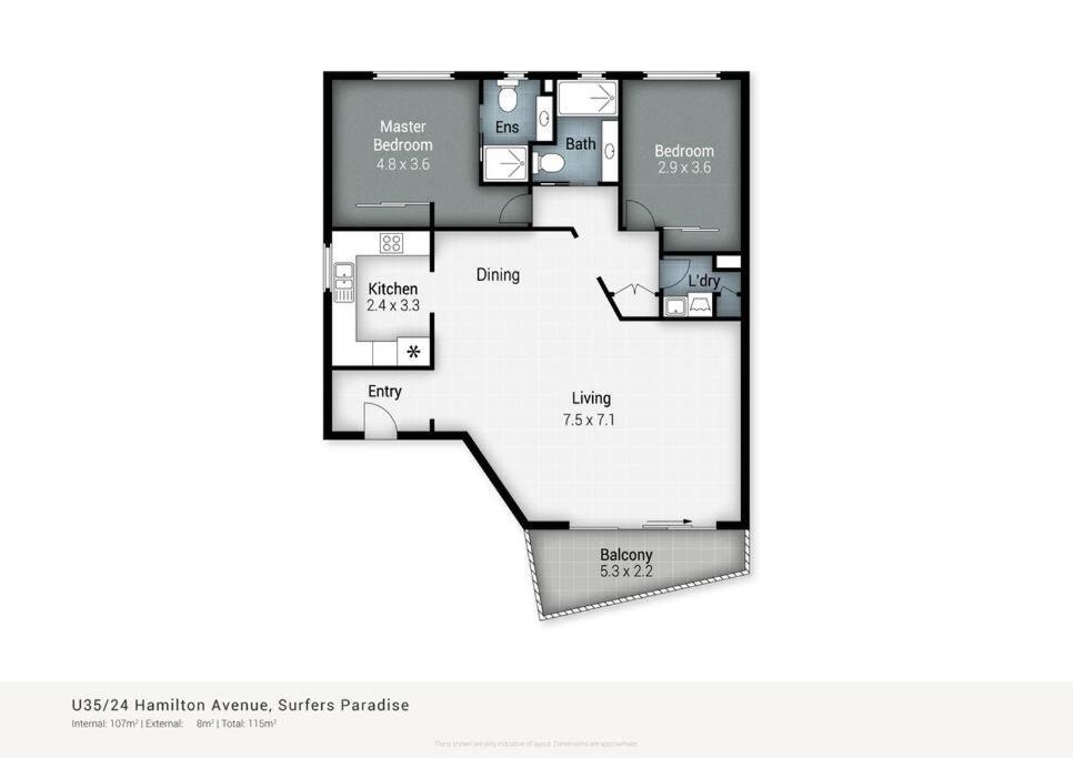 Coco Bella Dream In Surfers Paradise Gold Coast Extérieur photo